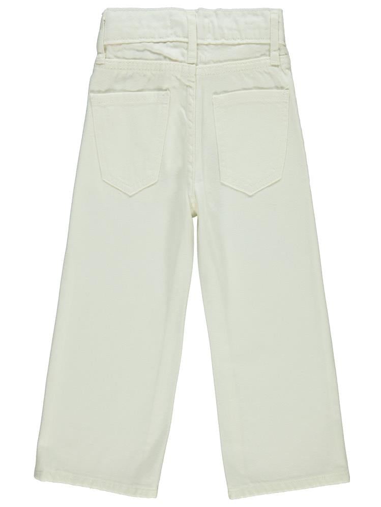 Civil Girls Cepli 2-5 Yaş Pantolon - Beyaz