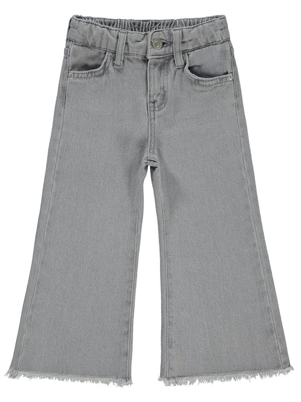 Civil Girls Paçası Püsküllü 2-5 Yaş Pantolon - Gri