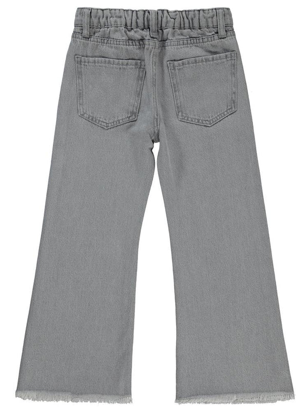 Civil Girls Paçası Püsküllü 10-13 Yaş Pantolon - Gri