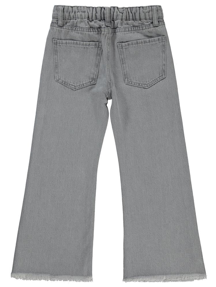 Civil Girls Paçası Püsküllü 10-13 Yaş Pantolon - Gri