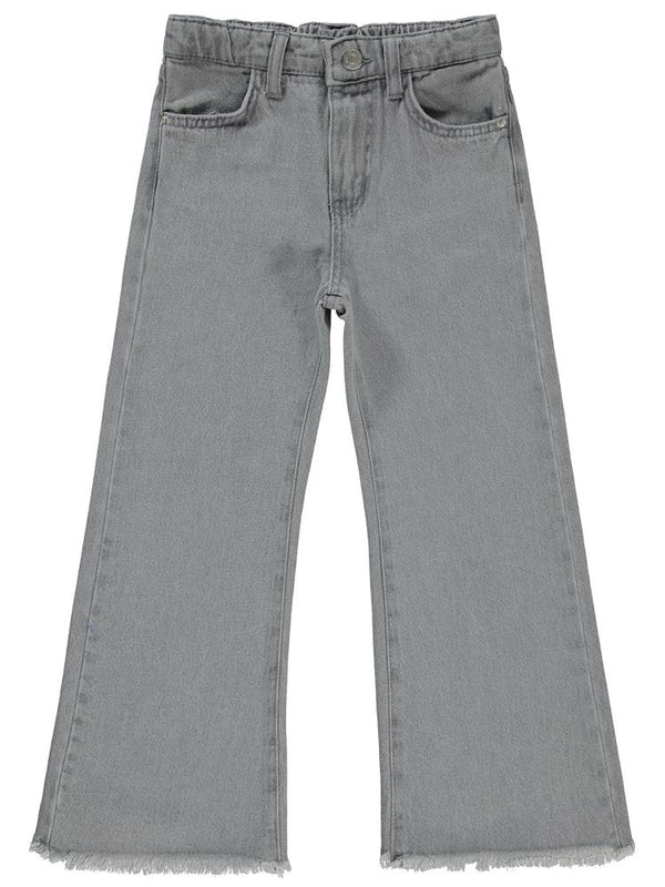 Civil Girls Paçası Püsküllü 10-13 Yaş Pantolon - Gri