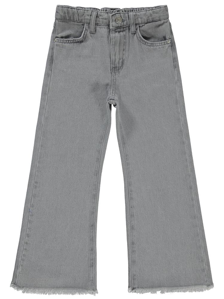 Civil Girls Paçası Püsküllü 10-13 Yaş Pantolon - Gri