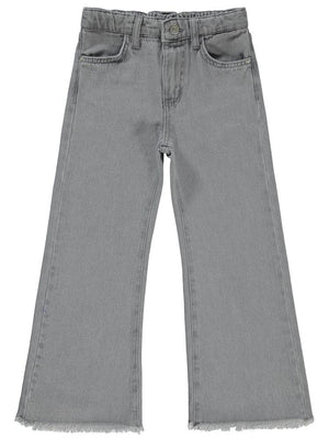 Civil Girls Paçası Püsküllü 10-13 Yaş Pantolon - Gri