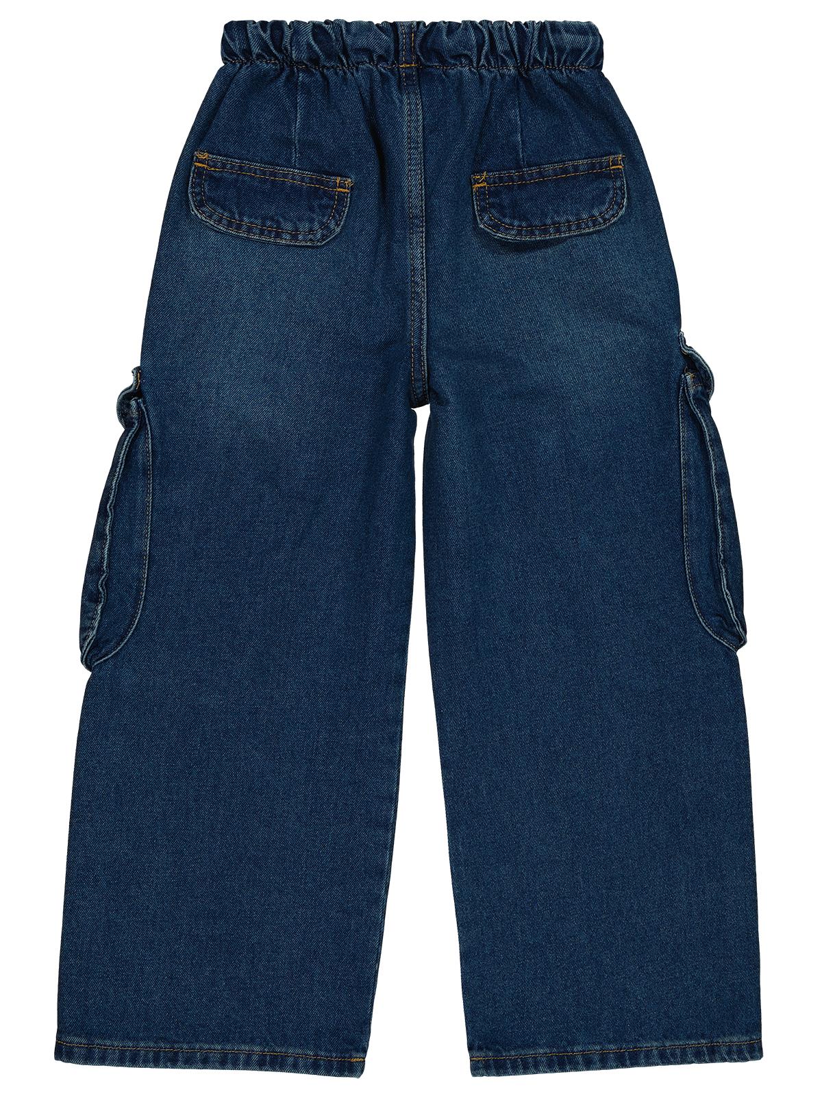 Civil Girls Büyük Cepli  10-13 Yaş Pantolon - Mavi