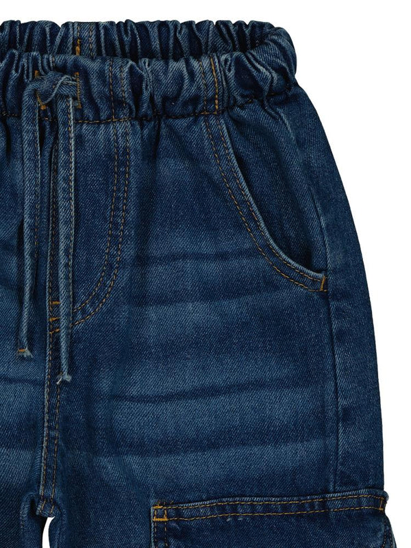 Civil Girls Büyük Cepli  6-9 Yaş Pantolon - Mavi