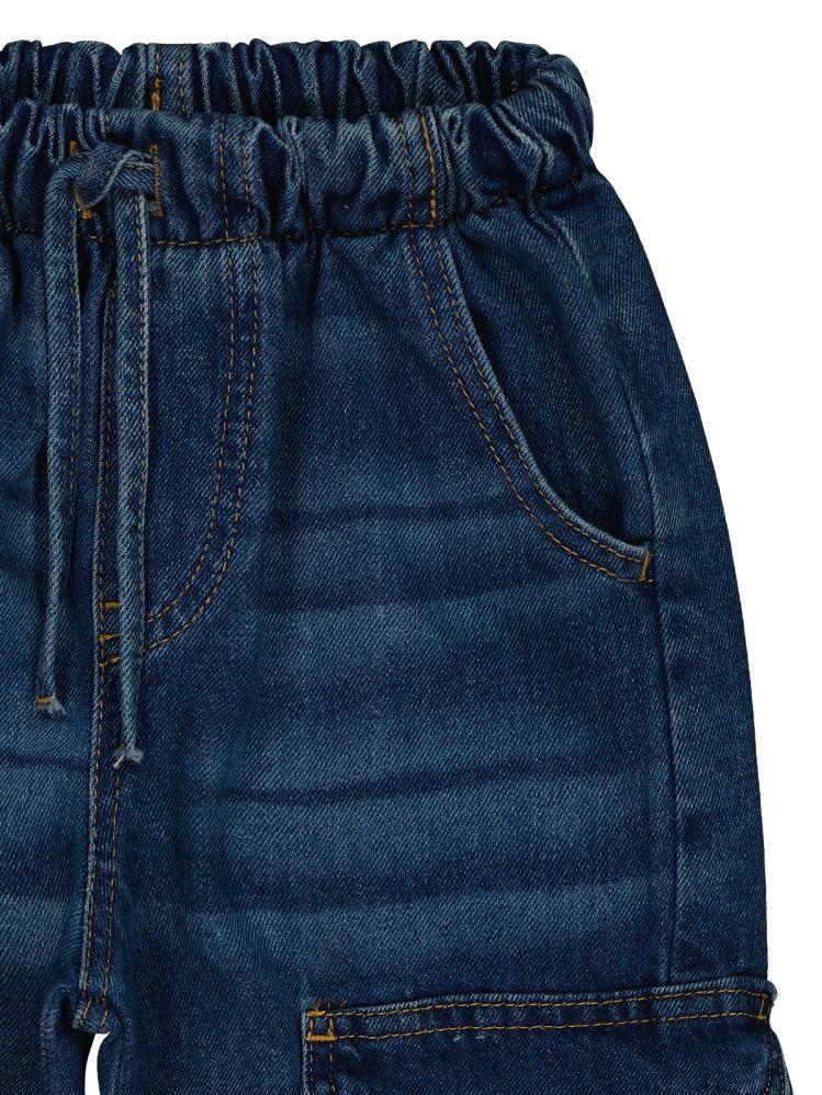 Civil Girls Büyük Cepli  10-13 Yaş Pantolon - Mavi