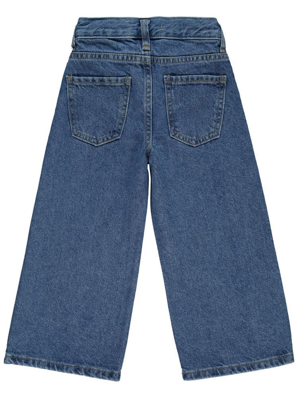 Civil Girls Yıldız Nakışlı 2-5 Yaş Pantolon - Mavi