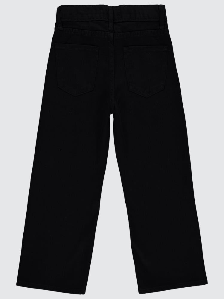 Civil Girls Cepli 6-9 Yaş Pantolon - Siyah