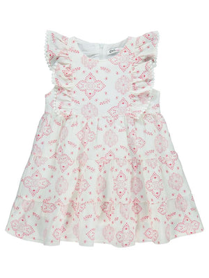 Civil Girls Robası Fırfırlı 2-5 Yaş Elbise - Pembe