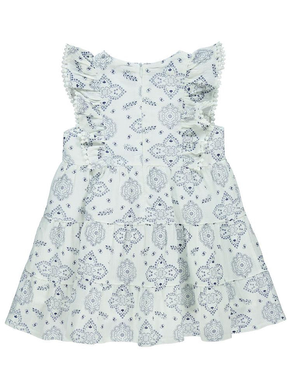 Civil Girls Robası Fırfırlı 2-5 Yaş Elbise - Lacivert