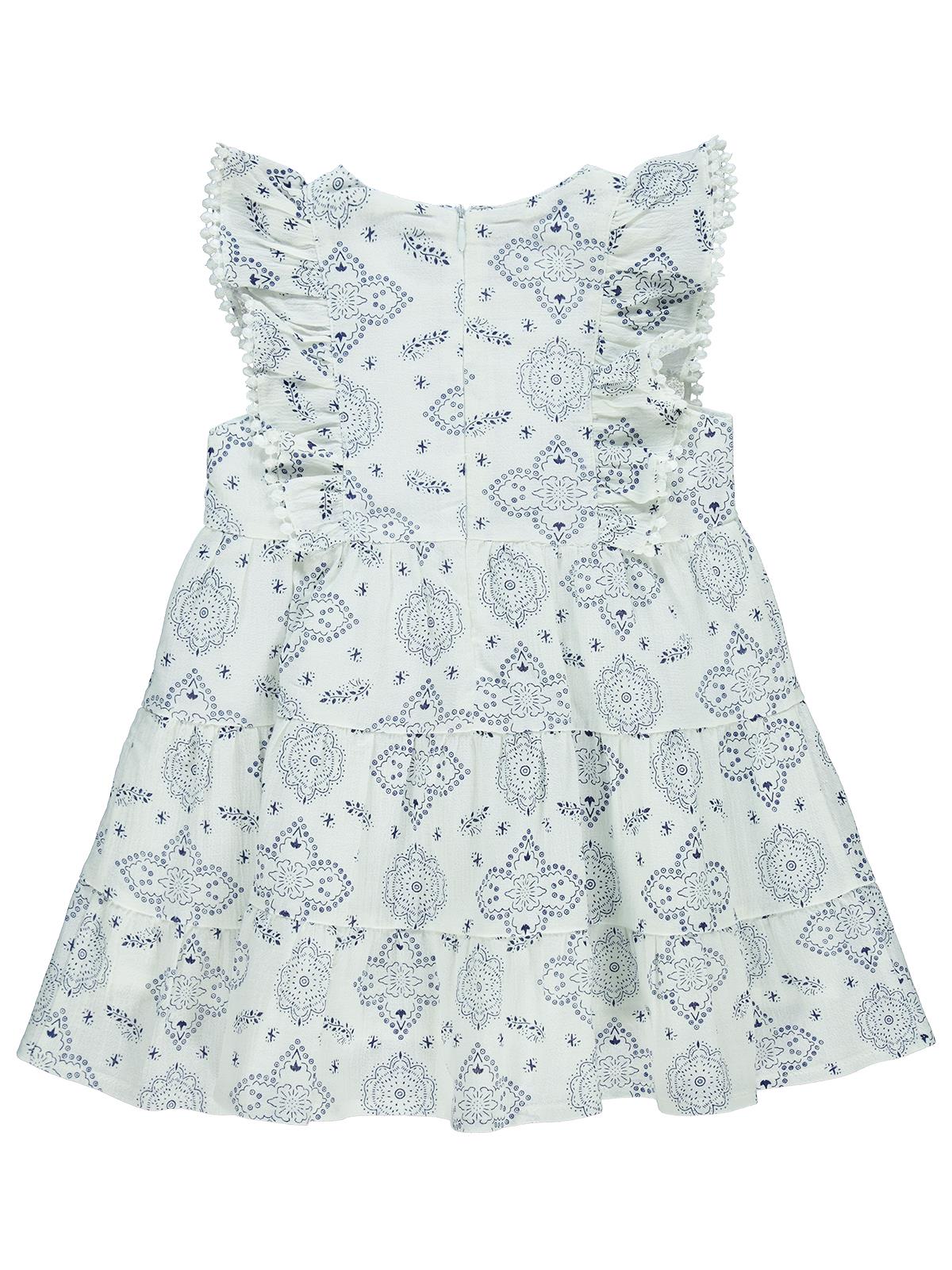 Civil Girls Robası Fırfırlı 2-5 Yaş Elbise - Lacivert