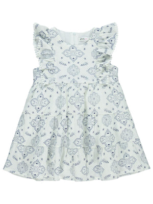 Civil Girls Robası Fırfırlı 2-5 Yaş Elbise - Lacivert