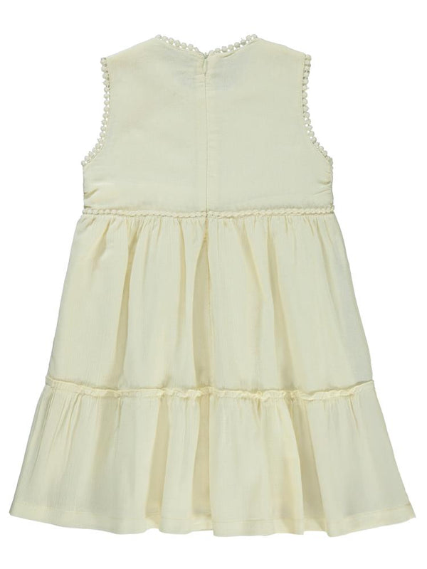 Civil Girls Natural 6-9 Yaş Elbise - Bej