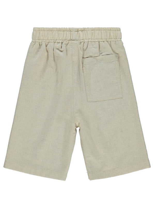 Civil Boys Süs Bağcıklı Beli Lastikli 6-9 Yaş Kapri - Bej