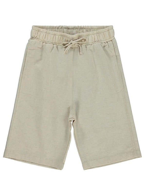 Civil Boys Süs Bağcıklı Beli Lastikli 6-9 Yaş Kapri - Bej