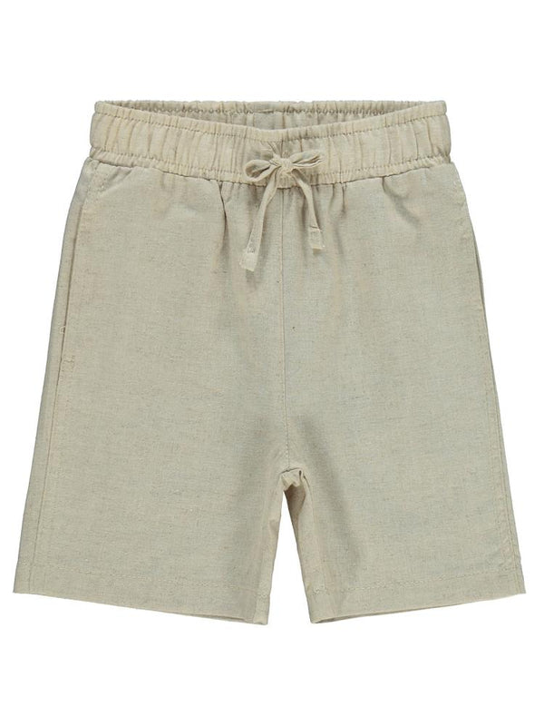 Civil Boys Süs Bağcıklı Beli Lastikli 2-5 Yaş Kapri - Bej