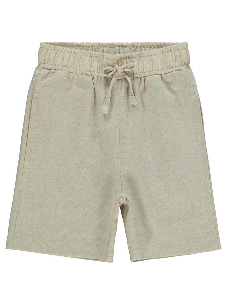 Civil Boys Süs Bağcıklı Beli Lastikli 2-5 Yaş Kapri - Bej