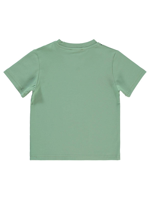 Civil Boys Örümcek Baskılı 2-5 Yaş Tişört - Haki