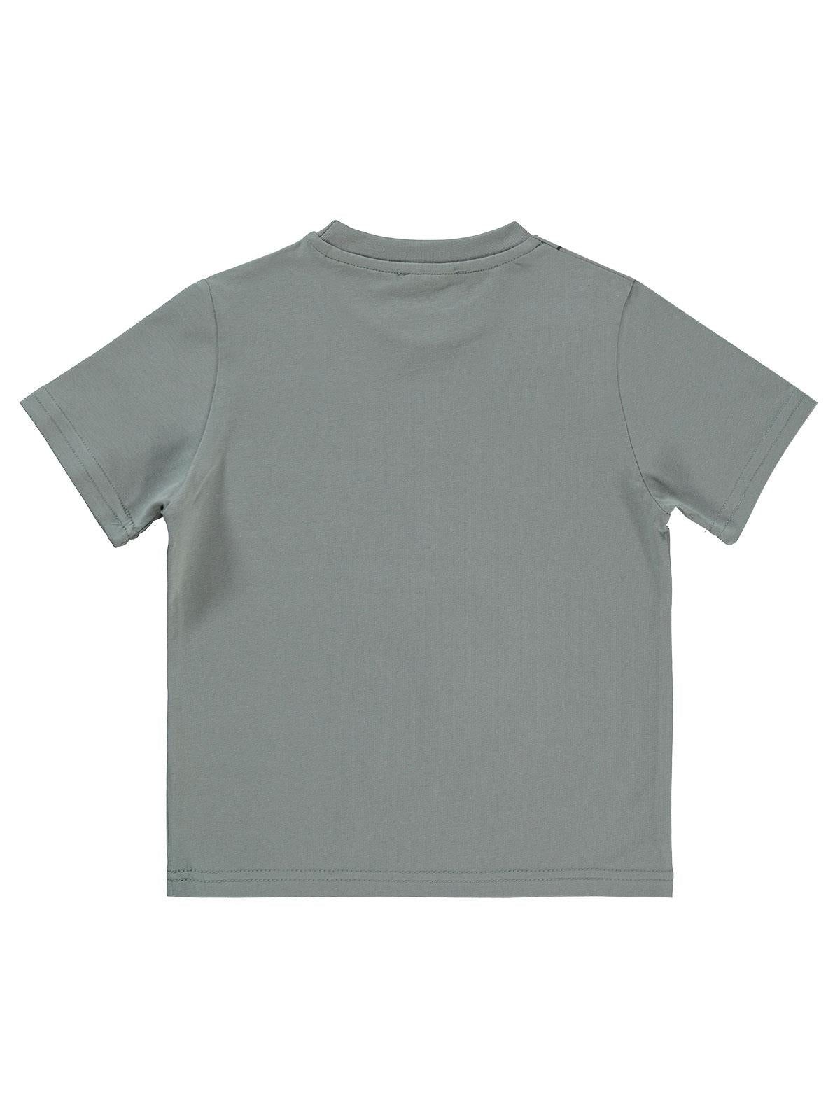 Civil Boys Örümcek Baskılı 2-5 Yaş Tişört - Gri