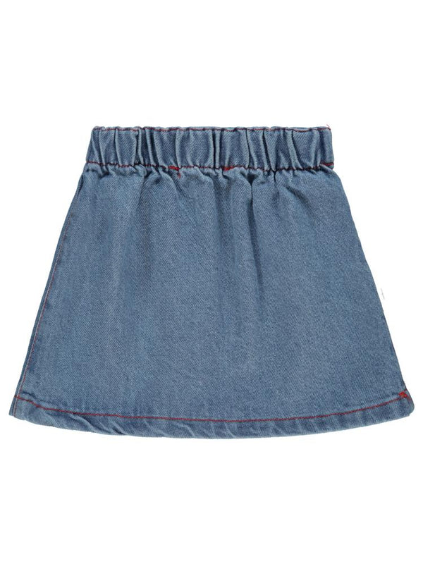 Civil Baby Kiraz Nakışlı 6-18 Ay Etek - Mavi