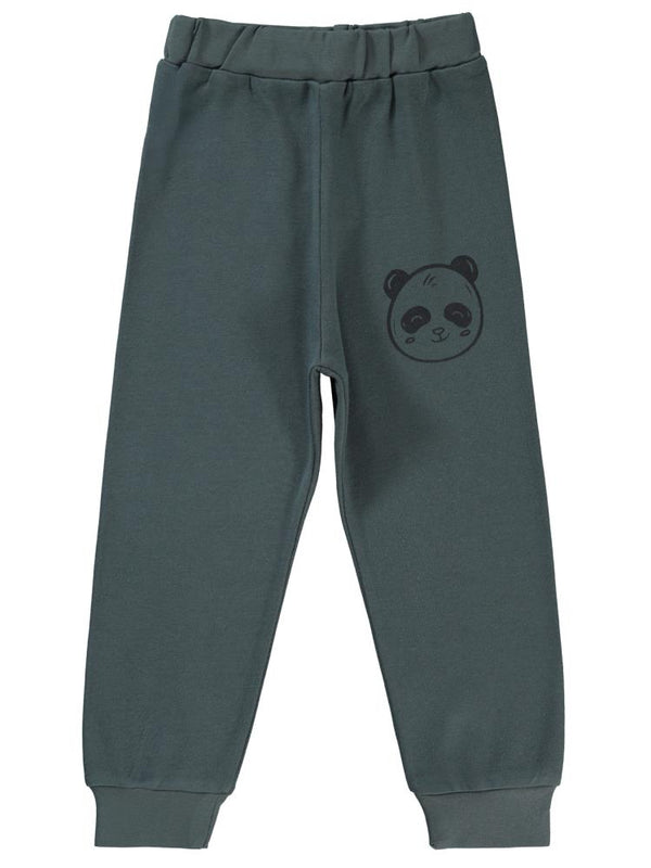 Civil Boys Panda Baskılı 2-5 Yaş Eşofman Altı - Gri