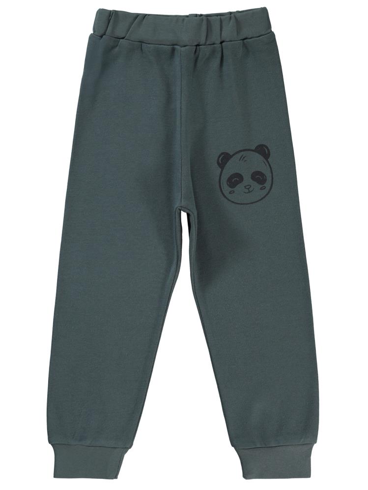 Civil Boys Panda Baskılı 2-5 Yaş Eşofman Altı - Gri