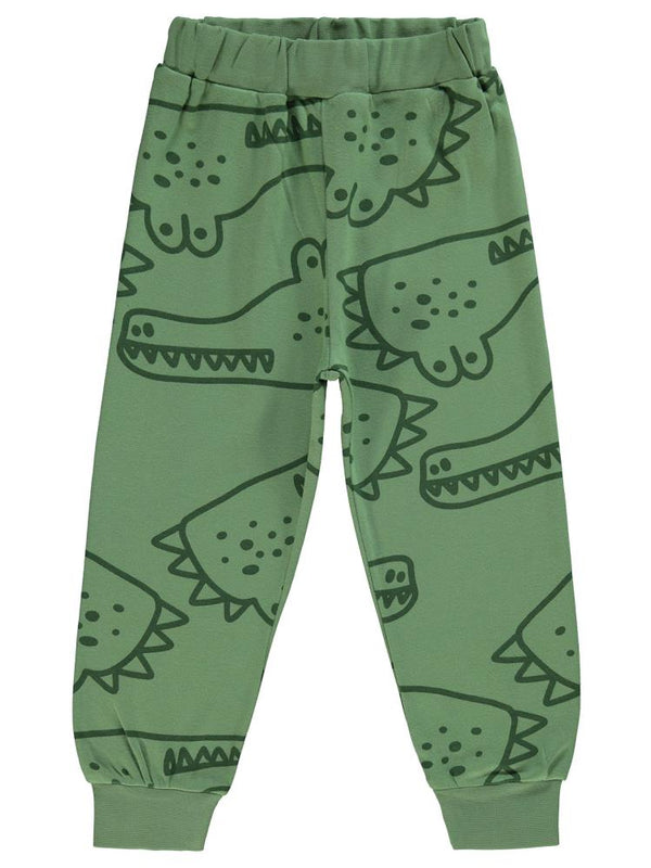 Civil Boys Empirme Timsah Baskılı 2-5 Yaş Eşofman Altı - Haki