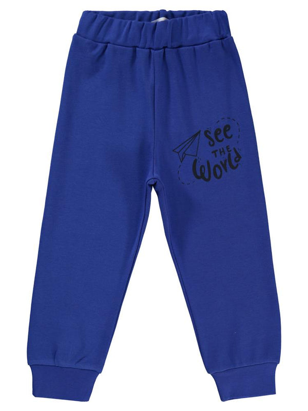 Civil Boys See The Baskılı 2-5 Yaş Eşofman Altı - Mavi