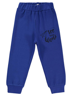 Civil Boys See The Baskılı 2-5 Yaş Eşofman Altı - Mavi