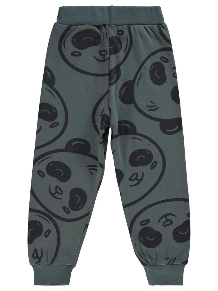 Civil Boys Empirme Panda Baskılı 2-5 Yaş Eşofman Altı - Gri