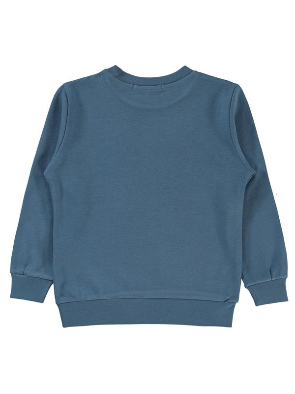Civil Boys See The Baskılı 2-5 Yaş Sweatshirt - Mavi