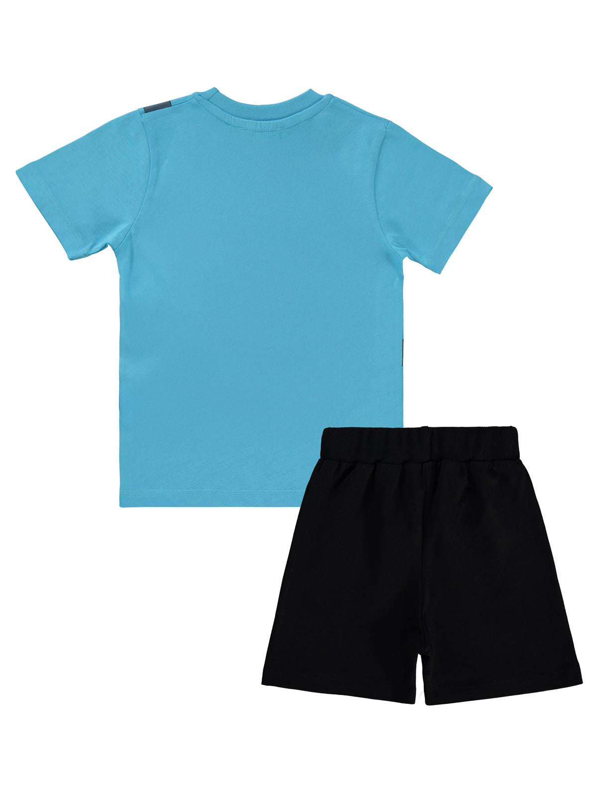 Civil Boys Çanta Baskılı 2-5 Yaş Takım - Mavi