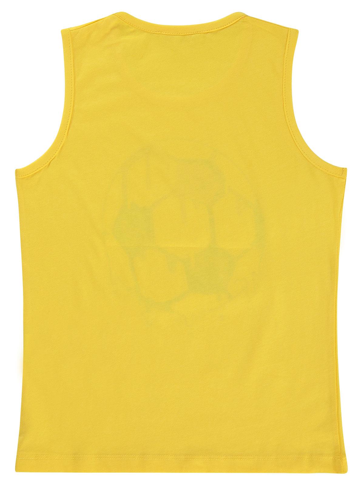 Civil Boys Top Baskılı 6-9 Yaş Tişört - Sarı