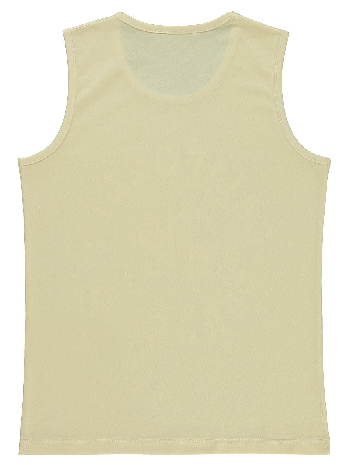 Civil Boys Calıfornıa Baskılı 10-13 Yaş Tişört - Bej