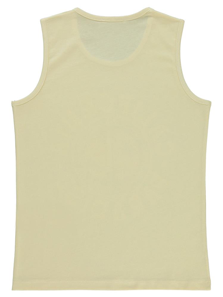 Civil Boys Calıfornıa Baskılı 10-13 Yaş Tişört - Bej