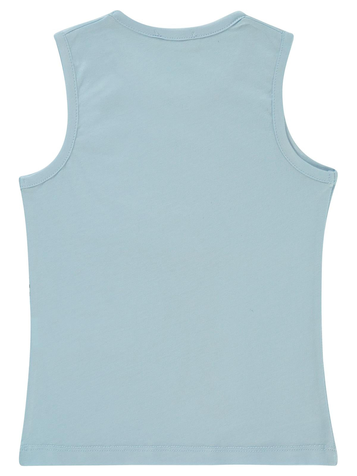 Civil Boys Kaykay Pirana Baskılı 2-5 Yaş Tişört - Mavi