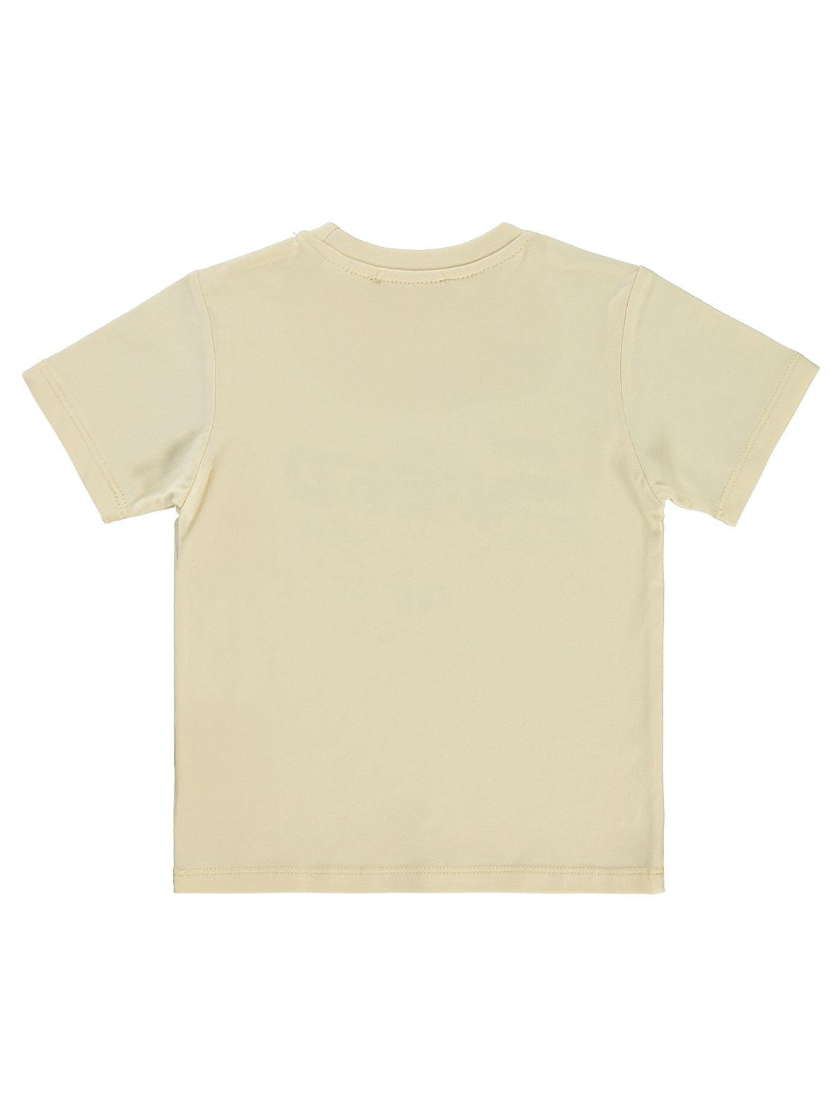 Civil Boys Speed Baskılı 2-5 Yaş Tişört - Bej