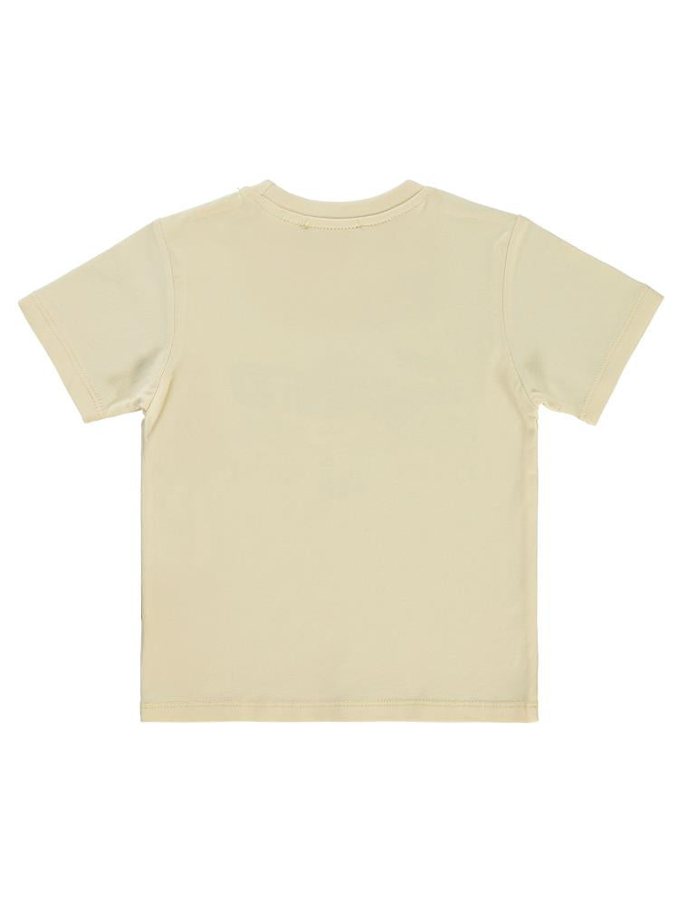 Civil Boys Speed Baskılı 2-5 Yaş Tişört - Bej