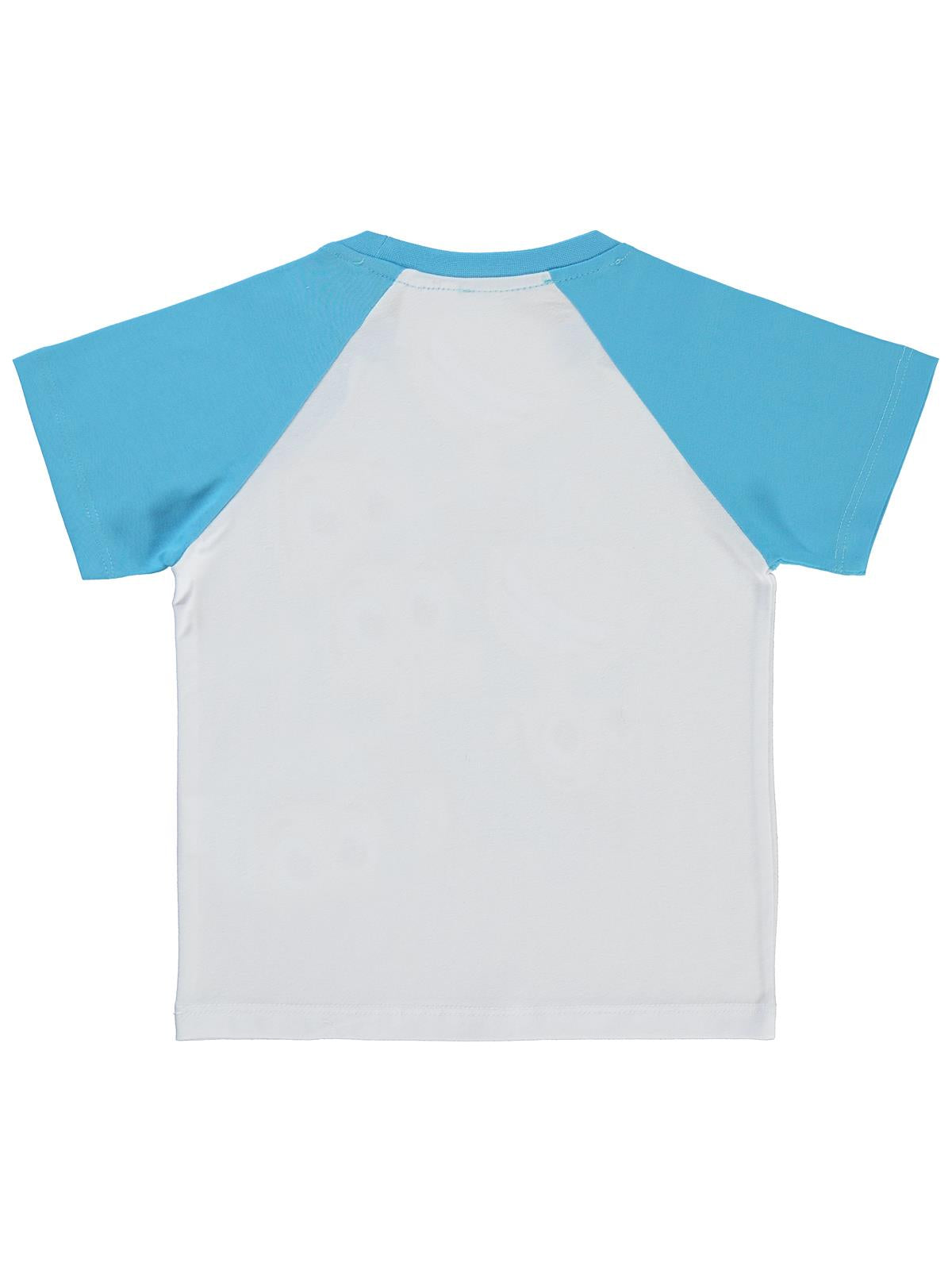 Civil Boys Kukuli Puzzle Baskılı 2-5 Yaş Tişört - Beyaz