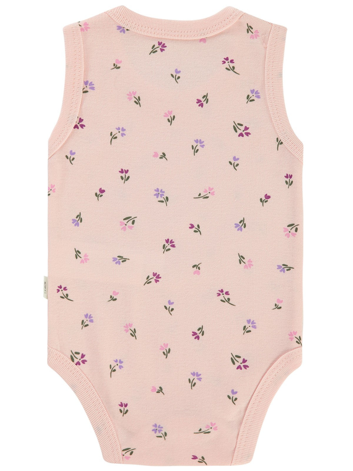 Civil Baby Çiçek Baskılı 1-36 Ay Çıtçıtlı Badi - Pembe