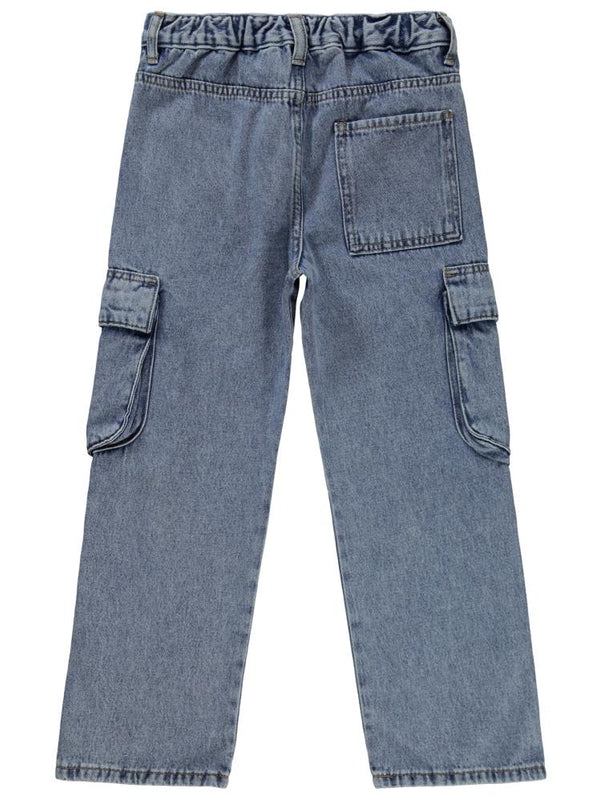 Civil Boys Kargo Cepli 6-9 Yaş Pantolon - Mavi