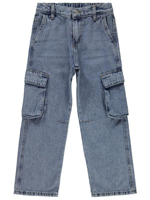 Civil Boys Kargo Cepli 6-9 Yaş Pantolon - Mavi