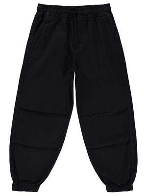 Civil Boys Paçası Lastikli 10-13 Yaş Pantolon - Siyah