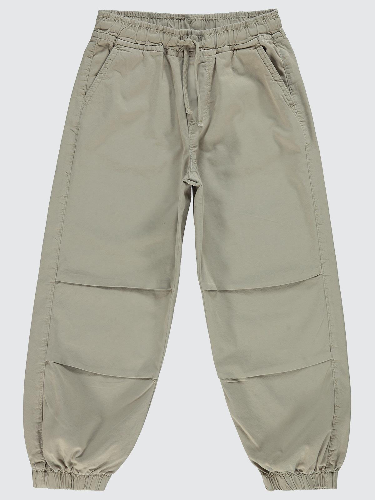 Civil Boys Paçası Lastikli 10-13 Yaş Pantolon - Bej