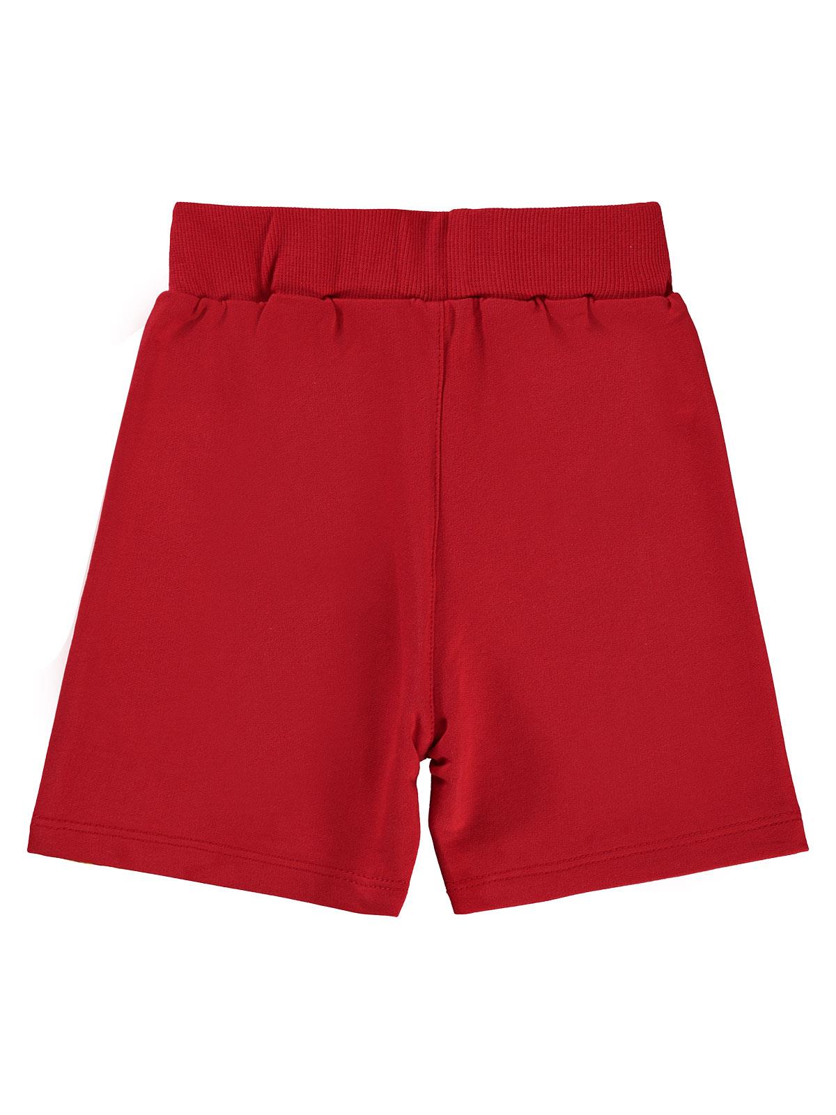 Civil Boys Dütdüt Speed Baskılı 2-5 Yaş Kapri - Kırmızı