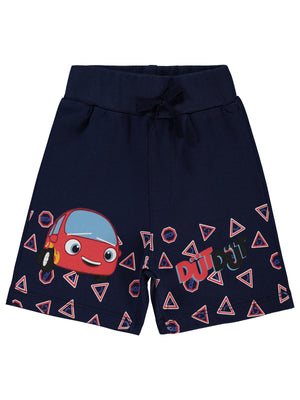 Civil Boys Dütdüt Baskılı 2-5 Yaş Kapri - Lacivert