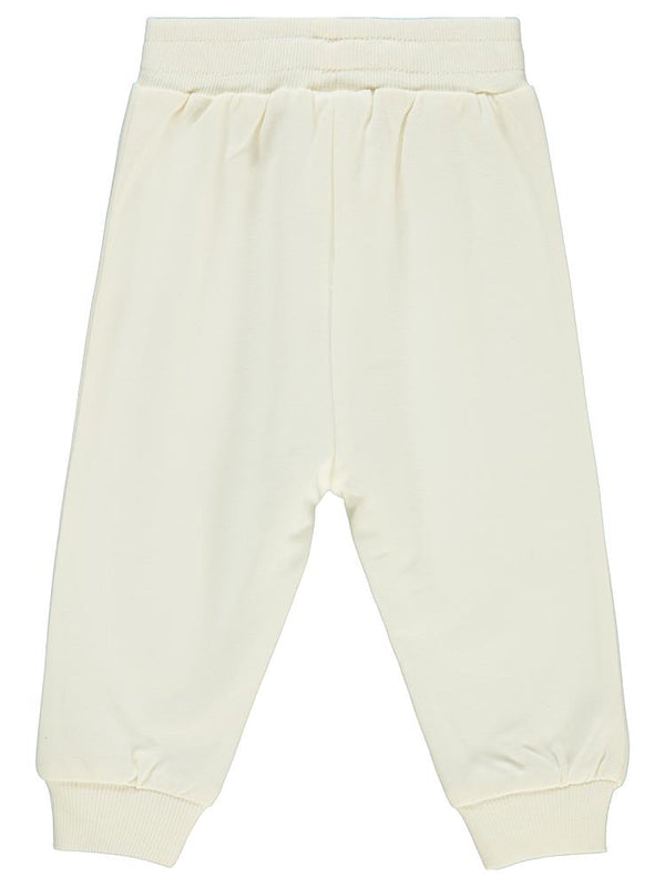 Civil Baby Civil Basic Kalp Etiketli 6-18 Ay Eşofman Altı - Ekru