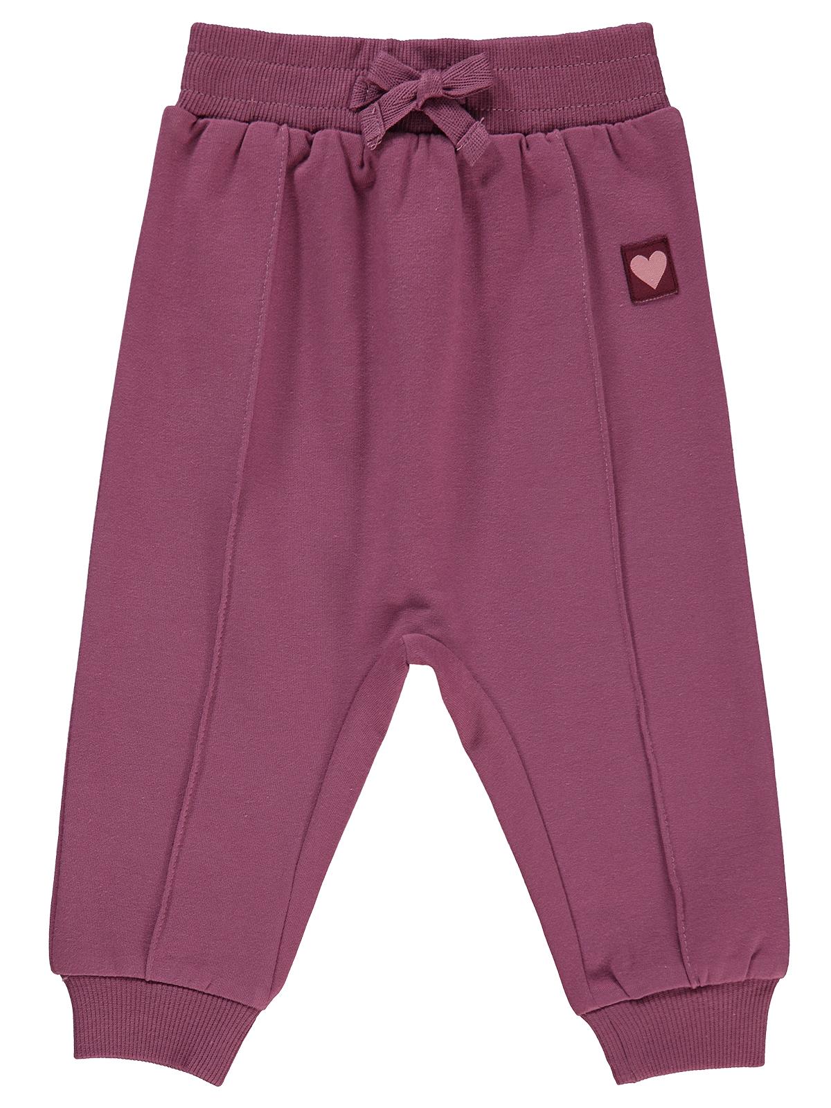 Civil Baby Civil Basic Kalp Etiketli 6-18 Ay Eşofman Altı - Lila