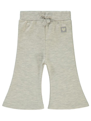 Civil Baby Civil Basic Kalp Etiketli İspanyol Paça 6-18 Ay Eşofman Altı - Gri