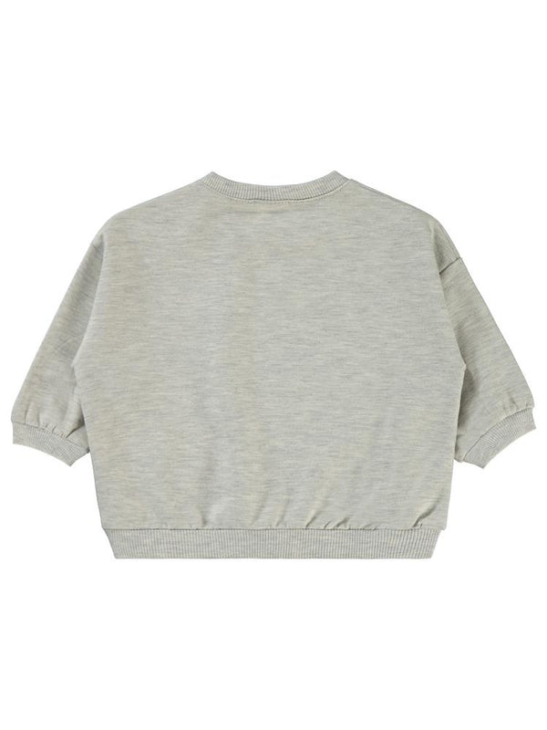 Civil Baby Civil Basic Kalp Etiketli 6-18 Ay Sweatshirt - Gri